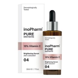 InoPharm Pure Elements 15% Vitamin C Brightening Serum serum do twarzy z 15% witaminą C 30ml (P1)