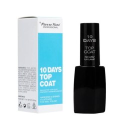 Pierre Rene 10 Days Top Coat preparat nawierzchniowy przedłużający trwałość manicure 11ml (P1)
