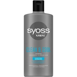 Syoss Professional Performance Clean Cool Men Szampon do włosów 440ml (M) (P2)