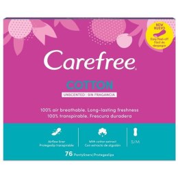CAREFREE Cotton wkładki higieniczcne 76szt (P1)