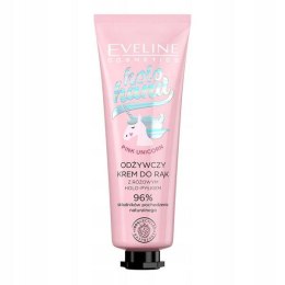 Eveline Cosmetics Holo Hand Pink Unicorn odżywczy krem do rąk z różowym holo-pyłkiem 50ml (P1)