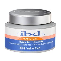 IBD Hard Builder Gel LED/UV żel budujący Ultra White 56g (P1)