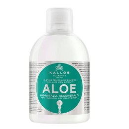 Kallos KJMN Aloe Vera Moisture Repair Shine Shampoo regenerująco - nawilżający szampon do włosów 1000ml (P1)