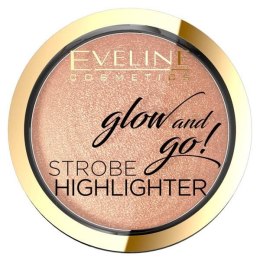 Eveline Cosmetics Glow Go Strobe Highlighter rozświetlacz do twarzy 02 Gentle Gold 8.5g (P1)