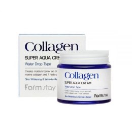 FarmStay Collagen Super Aqua Cream kolagenowy krem intensywnie nawadniający Water Drop 80ml (P1)