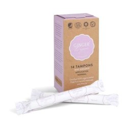 Ginger Organic Tampons tampony organiczne z aplikatorem Normal 14szt (P1)