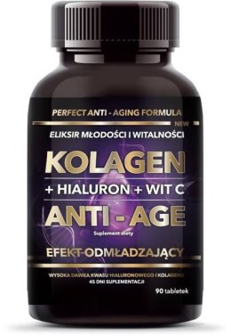Intenson Kolagen + Hialuron + Witamina C Anti-Age suplement diety 90 tabletek (P1)