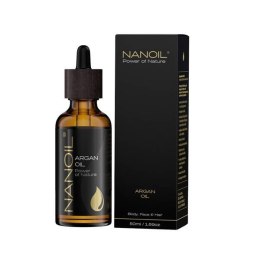 Nanoil Argan Oil olejek arganowy do pielęgnacji włosów i ciała 50ml (P1)