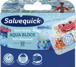 Salvequick Aqua Block Kids wodoodporne plastry dla dzieci 12szt. (P1)