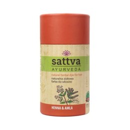 Sattva Natural Herbal Dye for Hair naturalna ziołowa farba do włosów Henna Amla 150g (P1)