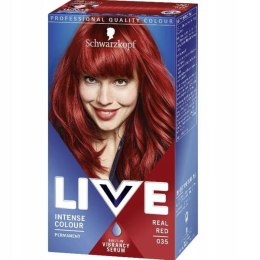 Schwarzkopf Live Intense Colour farba do włosów 035 Real Red (P1)