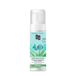 AA Aloes 100% Aloe Vera Extract pianka do demakijażu i mycia twarzy nawilżająco - kojąca 150ml (P1)