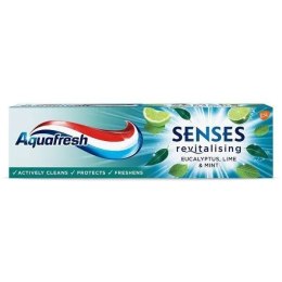 Aquafresh Senses Revitalising Toothpaste rewitalizująca pasta do zębów Eucalyptus Lime Mint 75ml (P1)