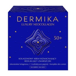 Dermika Luxury Neocollagen 50+ kolagenowy krem wzmacniający do redukcji zmarszczek na dzień i na noc 50ml (P1)