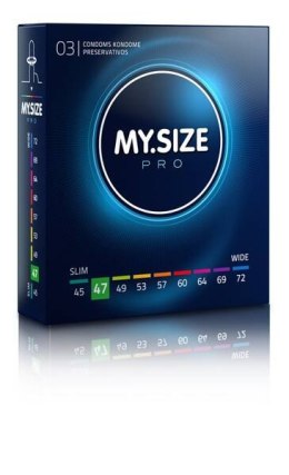 MY.SIZE PRO Condoms prezerwatywy 47mm 3szt (P1)