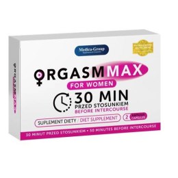 Medica-Group Orgasm Max For Women suplement diety na wywołanie podniecenia i orgazmu 2 kapsułki (P1)