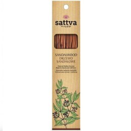 Sattva Natural Indian Incense naturalne indyjskie kadzidełko Drzewo Sandałowe 15szt (P1)