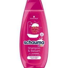 Schauma Kids szampon i odżywka do włosów dla dziewczynek z ekstraktem z maliny 400ml (P1)