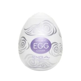 TENGA Easy Beat Egg Cloudy jednorazowy masturbator w kształcie jajka (P1)