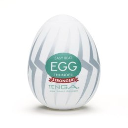 TENGA Easy Beat Egg Thunder jednorazowy masturbator w kształcie jajka (P1)