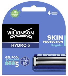 Wilkinson Hydro 5 Skin Protection Regular zapasowe ostrza do maszynki do golenia dla mężczyzn 4szt (P1)