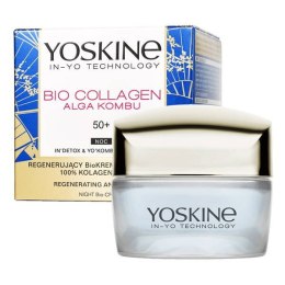 Yoskine Bio Collagen Alga Kombu 50+ regenerujący bio-krem na zmarszczki na noc 50ml (P1)