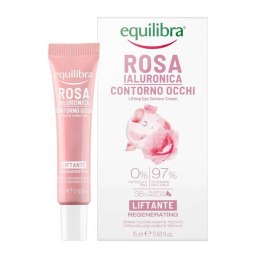 Equilibra Rosa Lifting Eye Contour Cream różany liftingujący krem pod oczy z kwasem hialuronowym 15ml (P1)