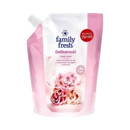 Family Fresh Hand Soap kremowe mydło do rąk z odżywczym wyciągiem z jedwabiu Delikatność Refill 750ml (P1)