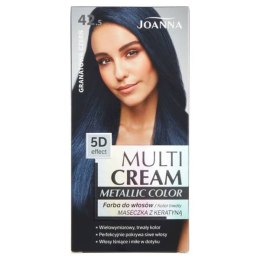 Joanna Multi Cream Metallic Color farba do włosów 42.5 Granatowa Czerń (P1)