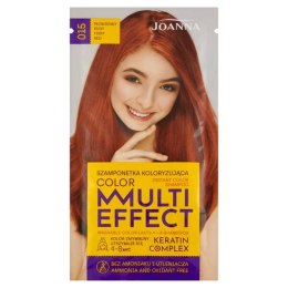 Joanna Multi Effect szamponetka koloryzująca 015 Płomienny Rudy 35g (P1)