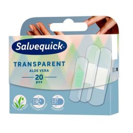 SALVEQUICK Discreet Caring Transparent Aloe Vera plastry 20szt. (P1)